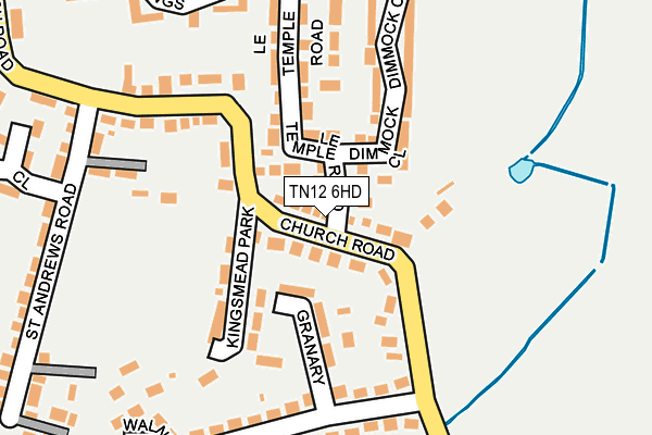 TN12 6HD map - OS OpenMap – Local (Ordnance Survey) TN12 6HD map - OS OpenMap – Local (Ordnance Survey)