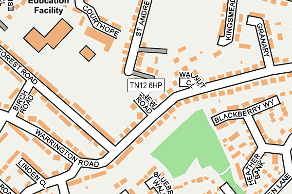 TN12 6HP map - OS OpenMap – Local (Ordnance Survey) TN12 6HP map - OS OpenMap – Local (Ordnance Survey)