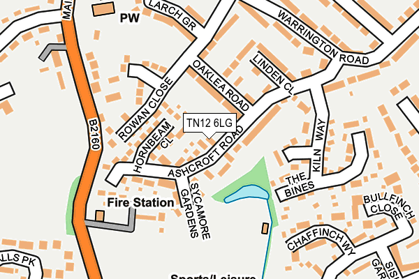 TN12 6LG map - OS OpenMap – Local (Ordnance Survey) TN12 6LG map - OS OpenMap – Local (Ordnance Survey)