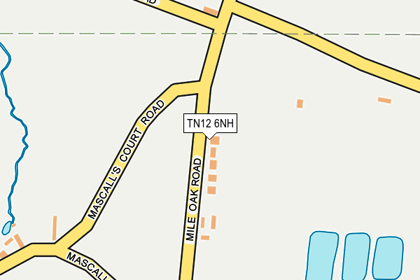 TN12 6NH map - OS OpenMap – Local (Ordnance Survey) TN12 6NH map - OS OpenMap – Local (Ordnance Survey)
