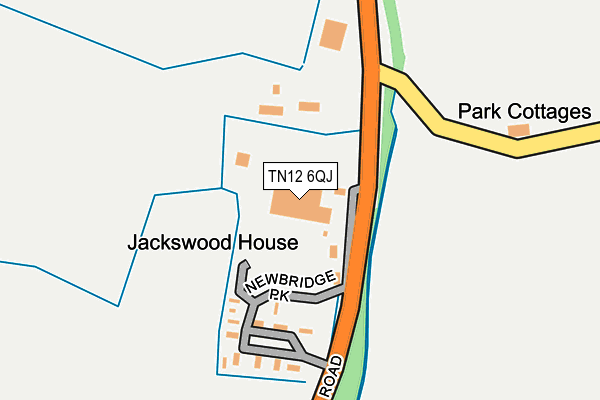 TN12 6QJ map - OS OpenMap – Local (Ordnance Survey) TN12 6QJ map - OS OpenMap – Local (Ordnance Survey)