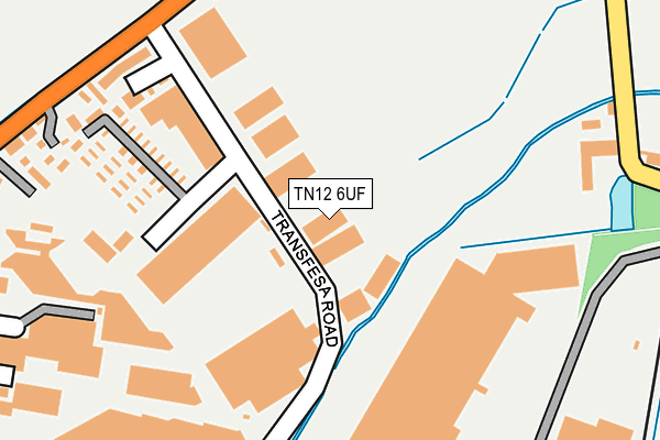 TN12 6UF map - OS OpenMap – Local (Ordnance Survey) TN12 6UF map - OS OpenMap – Local (Ordnance Survey)