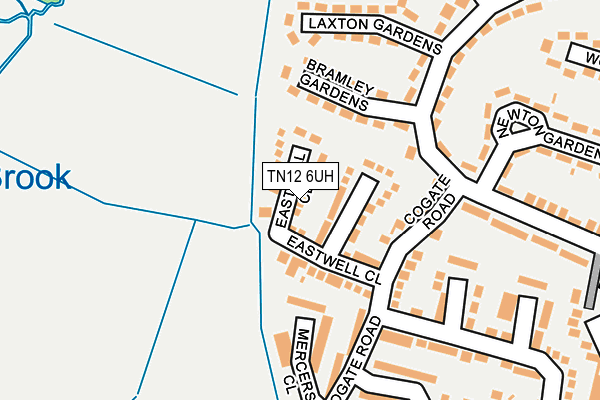 TN12 6UH map - OS OpenMap – Local (Ordnance Survey) TN12 6UH map - OS OpenMap – Local (Ordnance Survey)