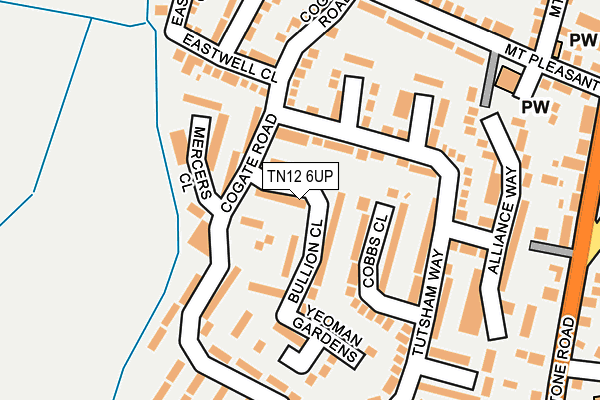 TN12 6UP map - OS OpenMap – Local (Ordnance Survey) TN12 6UP map - OS OpenMap – Local (Ordnance Survey)