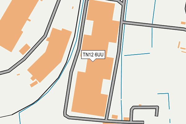 TN12 6UU map - OS OpenMap – Local (Ordnance Survey) TN12 6UU map - OS OpenMap – Local (Ordnance Survey)