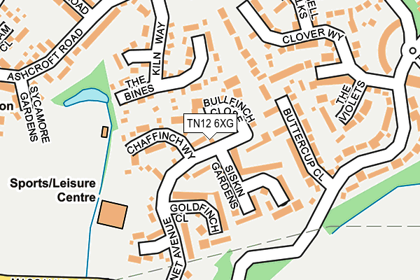 TN12 6XG map - OS OpenMap – Local (Ordnance Survey) TN12 6XG map - OS OpenMap – Local (Ordnance Survey)