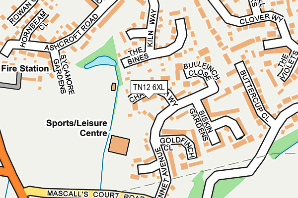 TN12 6XL map - OS OpenMap – Local (Ordnance Survey) TN12 6XL map - OS OpenMap – Local (Ordnance Survey)