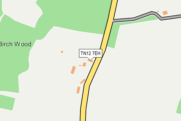 TN12 7EH map - OS OpenMap – Local (Ordnance Survey) TN12 7EH map - OS OpenMap – Local (Ordnance Survey)