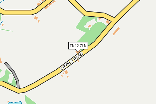 TN12 7LN map - OS OpenMap – Local (Ordnance Survey)
