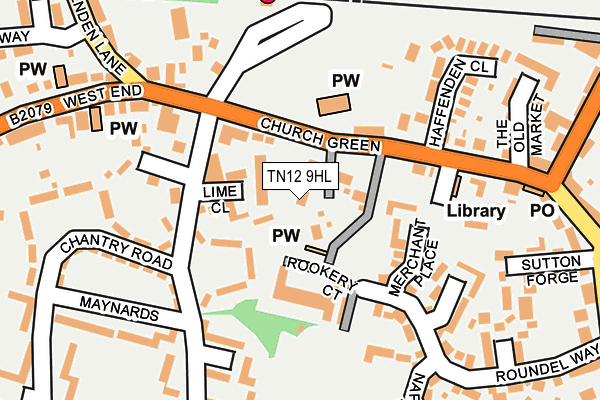 TN12 9HL map - OS OpenMap – Local (Ordnance Survey) TN12 9HL map - OS OpenMap – Local (Ordnance Survey)