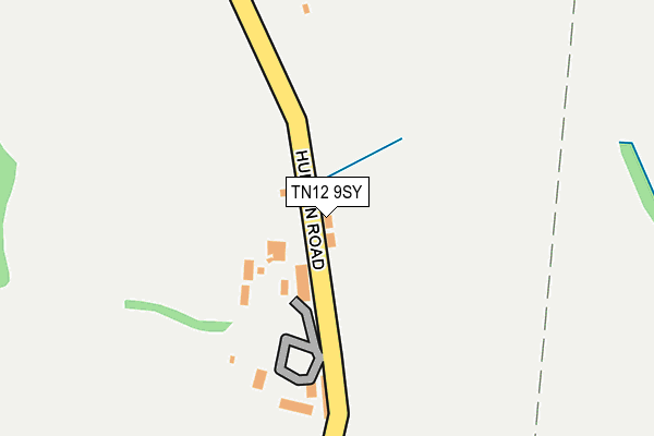 TN12 9SY map - OS OpenMap – Local (Ordnance Survey) TN12 9SY map - OS OpenMap – Local (Ordnance Survey)