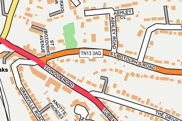 TN13 3AQ map - OS OpenMap – Local (Ordnance Survey) TN13 3AQ map - OS OpenMap – Local (Ordnance Survey)