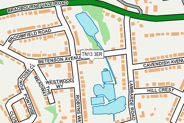 TN13 3ER map - OS OpenMap – Local (Ordnance Survey) TN13 3ER map - OS OpenMap – Local (Ordnance Survey)