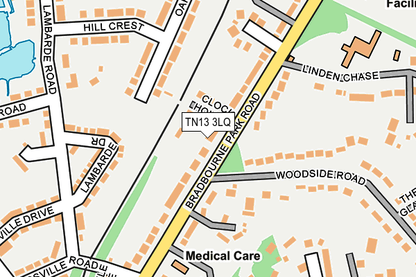 TN13 3LQ map - OS OpenMap – Local (Ordnance Survey) TN13 3LQ map - OS OpenMap – Local (Ordnance Survey)