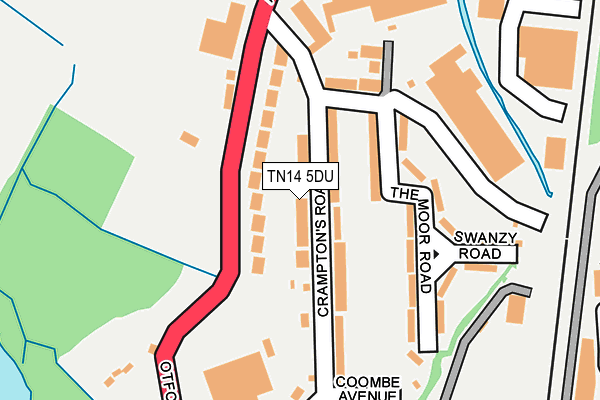 TN14 5DU map - OS OpenMap – Local (Ordnance Survey) TN14 5DU map - OS OpenMap – Local (Ordnance Survey)