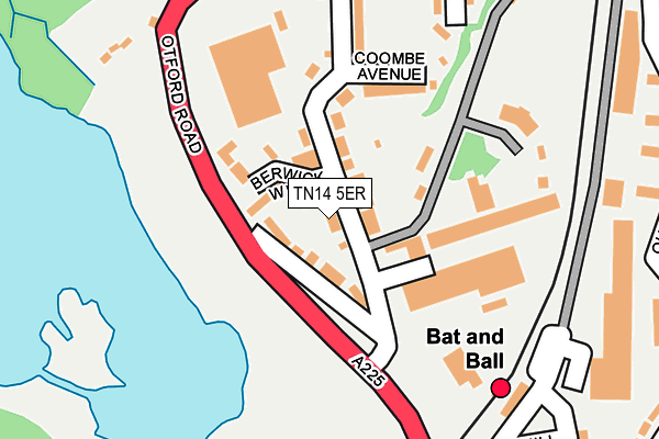 TN14 5ER map - OS OpenMap – Local (Ordnance Survey) TN14 5ER map - OS OpenMap – Local (Ordnance Survey)