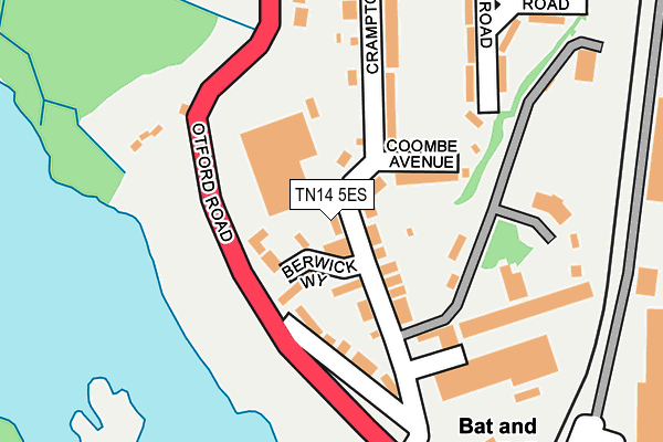 TN14 5ES map - OS OpenMap – Local (Ordnance Survey) TN14 5ES map - OS OpenMap – Local (Ordnance Survey)