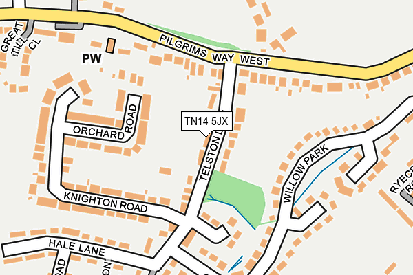 TN14 5JX map - OS OpenMap – Local (Ordnance Survey) TN14 5JX map - OS OpenMap – Local (Ordnance Survey)