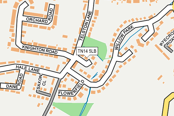TN14 5LB map - OS OpenMap – Local (Ordnance Survey) TN14 5LB map - OS OpenMap – Local (Ordnance Survey)