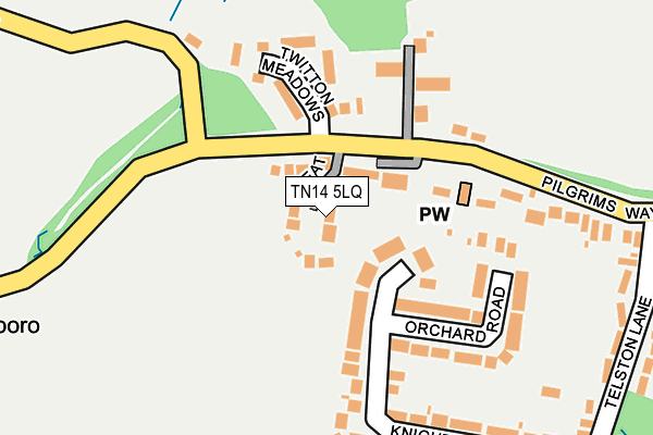 TN14 5LQ map - OS OpenMap – Local (Ordnance Survey) TN14 5LQ map - OS OpenMap – Local (Ordnance Survey)