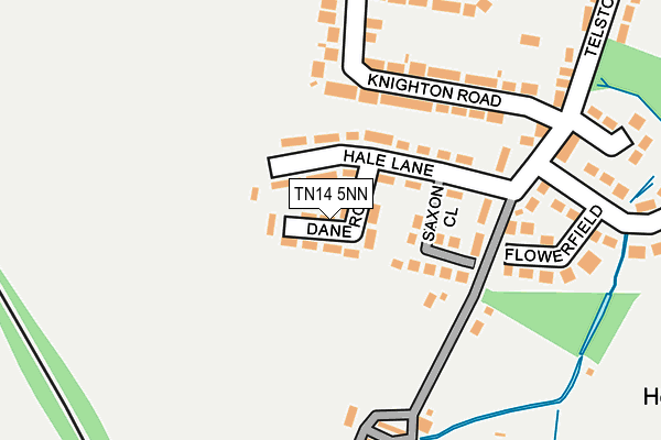 TN14 5NN map - OS OpenMap – Local (Ordnance Survey) TN14 5NN map - OS OpenMap – Local (Ordnance Survey)