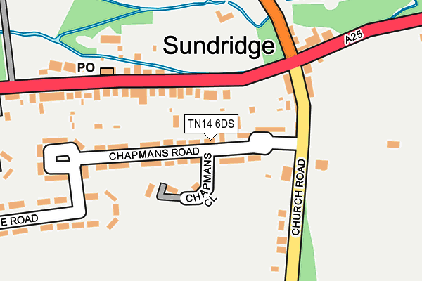 TN14 6DS map - OS OpenMap – Local (Ordnance Survey) TN14 6DS map - OS OpenMap – Local (Ordnance Survey)