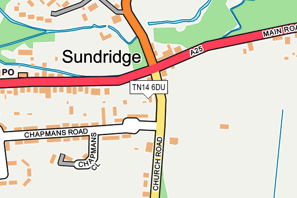 TN14 6DU map - OS OpenMap – Local (Ordnance Survey) TN14 6DU map - OS OpenMap – Local (Ordnance Survey)