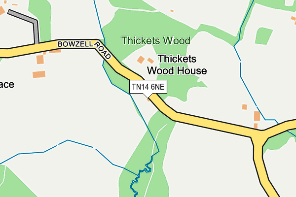 TN14 6NE map - OS OpenMap – Local (Ordnance Survey) TN14 6NE map - OS OpenMap – Local (Ordnance Survey)