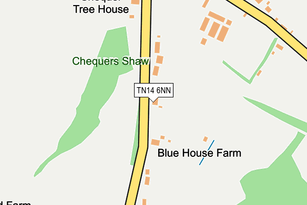 TN14 6NN map - OS OpenMap – Local (Ordnance Survey) TN14 6NN map - OS OpenMap – Local (Ordnance Survey)