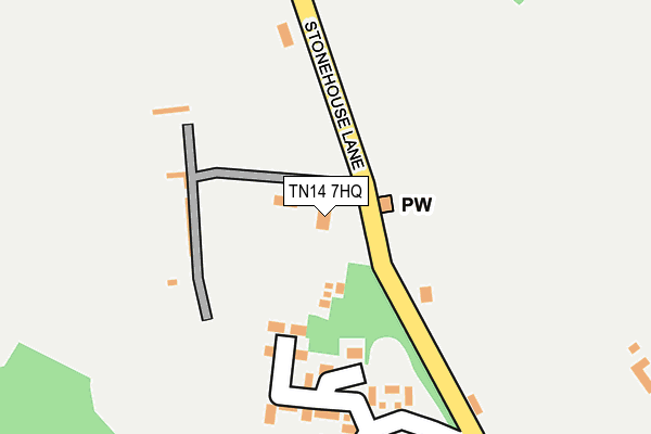 TN14 7HQ map - OS OpenMap – Local (Ordnance Survey) TN14 7HQ map - OS OpenMap – Local (Ordnance Survey)