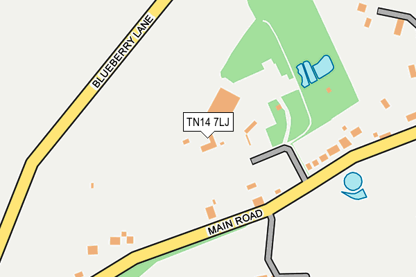 TN14 7LJ map - OS OpenMap – Local (Ordnance Survey) TN14 7LJ map - OS OpenMap – Local (Ordnance Survey)