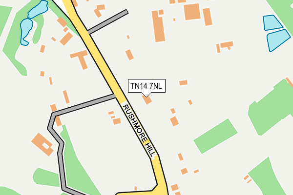 TN14 7NL map - OS OpenMap – Local (Ordnance Survey) TN14 7NL map - OS OpenMap – Local (Ordnance Survey)