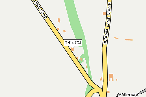 TN14 7QJ map - OS OpenMap – Local (Ordnance Survey) TN14 7QJ map - OS OpenMap – Local (Ordnance Survey)