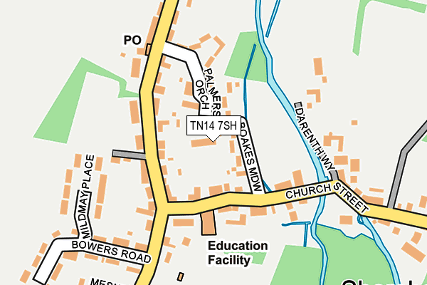 TN14 7SH map - OS OpenMap – Local (Ordnance Survey)