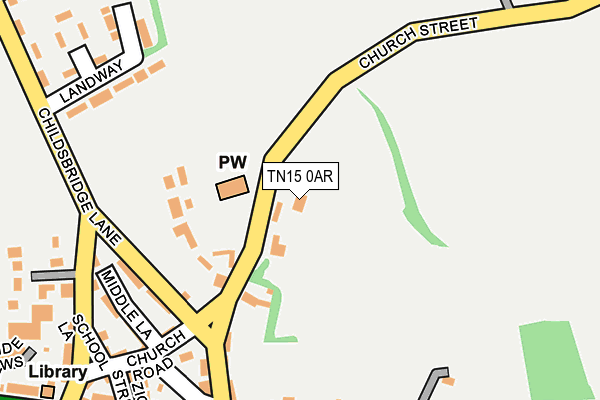 TN15 0AR map - OS OpenMap – Local (Ordnance Survey) TN15 0AR map - OS OpenMap – Local (Ordnance Survey)