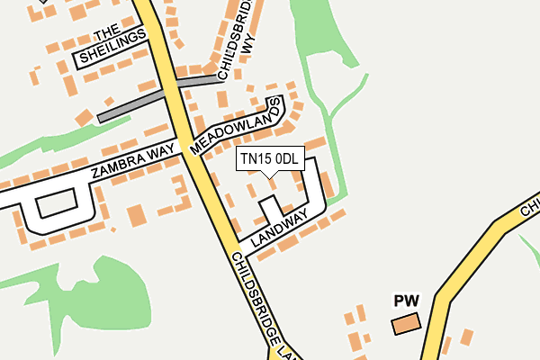 TN15 0DL map - OS OpenMap – Local (Ordnance Survey) TN15 0DL map - OS OpenMap – Local (Ordnance Survey)