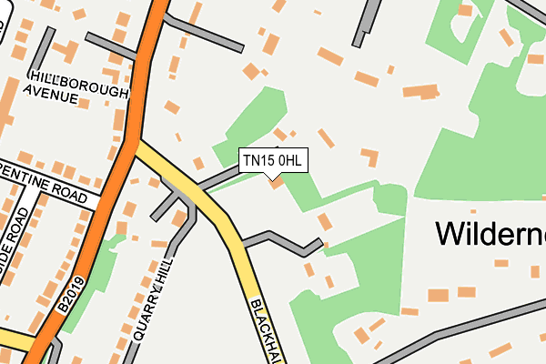 TN15 0HL map - OS OpenMap – Local (Ordnance Survey) TN15 0HL map - OS OpenMap – Local (Ordnance Survey)