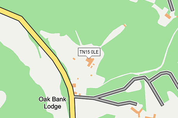 TN15 0LE map - OS OpenMap – Local (Ordnance Survey) TN15 0LE map - OS OpenMap – Local (Ordnance Survey)