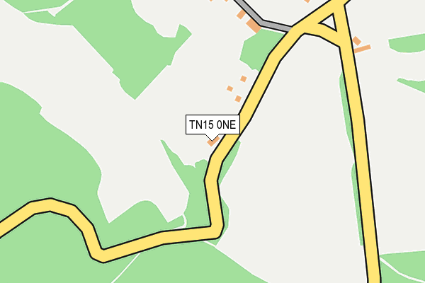 TN15 0NE map - OS OpenMap – Local (Ordnance Survey) TN15 0NE map - OS OpenMap – Local (Ordnance Survey)