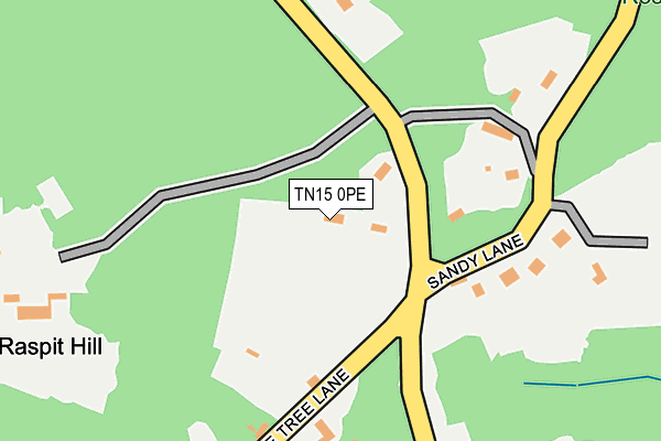 TN15 0PE map - OS OpenMap – Local (Ordnance Survey) TN15 0PE map - OS OpenMap – Local (Ordnance Survey)