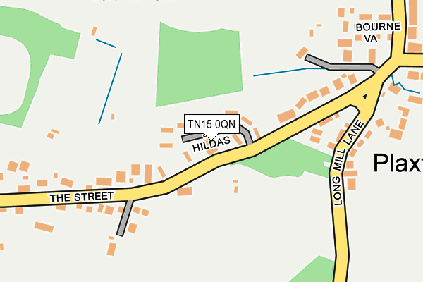 TN15 0QN map - OS OpenMap – Local (Ordnance Survey) TN15 0QN map - OS OpenMap – Local (Ordnance Survey)