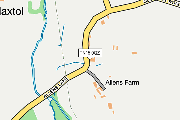 TN15 0QZ map - OS OpenMap – Local (Ordnance Survey) TN15 0QZ map - OS OpenMap – Local (Ordnance Survey)