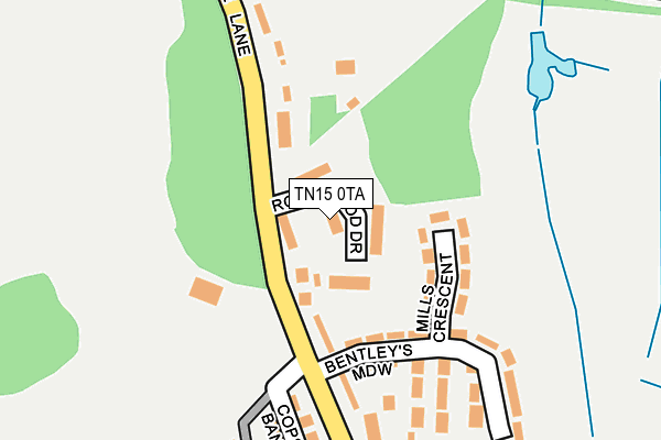 TN15 0TA map - OS OpenMap – Local (Ordnance Survey) TN15 0TA map - OS OpenMap – Local (Ordnance Survey)