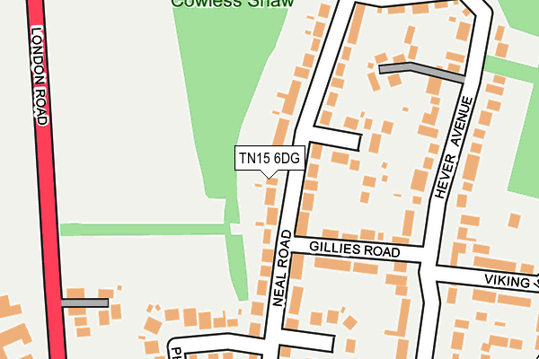 TN15 6DG map - OS OpenMap – Local (Ordnance Survey) TN15 6DG map - OS OpenMap – Local (Ordnance Survey)