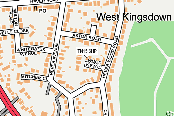 TN15 6HP map - OS OpenMap – Local (Ordnance Survey) TN15 6HP map - OS OpenMap – Local (Ordnance Survey)
