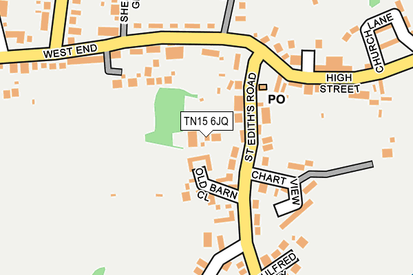 TN15 6JQ map - OS OpenMap – Local (Ordnance Survey) TN15 6JQ map - OS OpenMap – Local (Ordnance Survey)