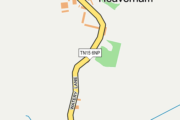 TN15 6NP map - OS OpenMap – Local (Ordnance Survey) TN15 6NP map - OS OpenMap – Local (Ordnance Survey)