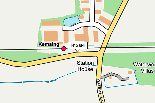 TN15 6NT map - OS OpenMap – Local (Ordnance Survey) TN15 6NT map - OS OpenMap – Local (Ordnance Survey)