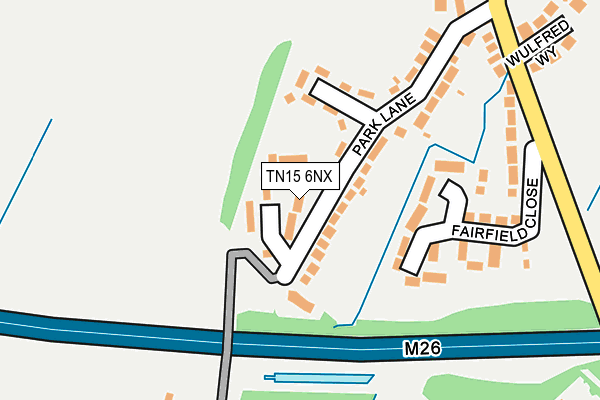 TN15 6NX map - OS OpenMap – Local (Ordnance Survey) TN15 6NX map - OS OpenMap – Local (Ordnance Survey)