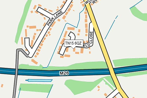 TN15 6QZ map - OS OpenMap – Local (Ordnance Survey) TN15 6QZ map - OS OpenMap – Local (Ordnance Survey)